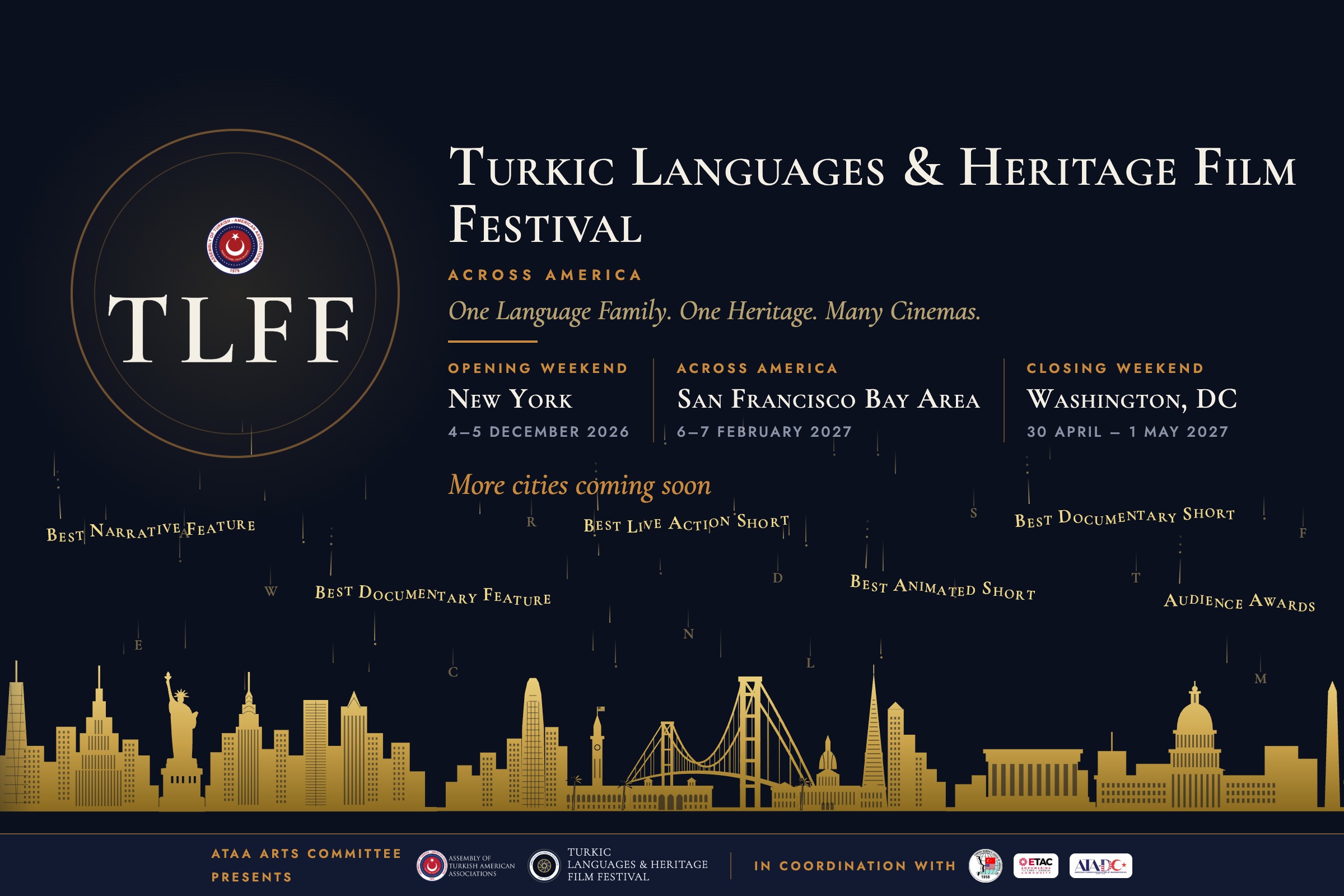Turkic Languages & Heritage Film Festival — New York, San Francisco Bay Area, Washington, DC